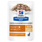 Hill’s Prescription Diet k/d + Mobility Frango saqueta para gatos, , large image number null